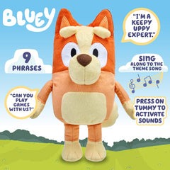 Bluey Bingo 30cm Talking Plush Cuddly Jumbo Soft Toy