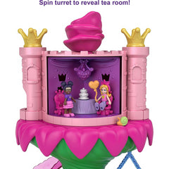 Polly Pocket Rainbow Funland Fairy Flight Ride Playset with Polly & Friend Dolls