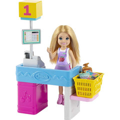 Barbie Chelsea Supermarket You Can Be Anything Playset  with 15+ Accessories