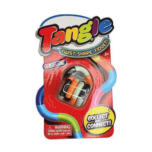 Tangle Zuru Fidget Sensory Toy Classic Series - Black Orange