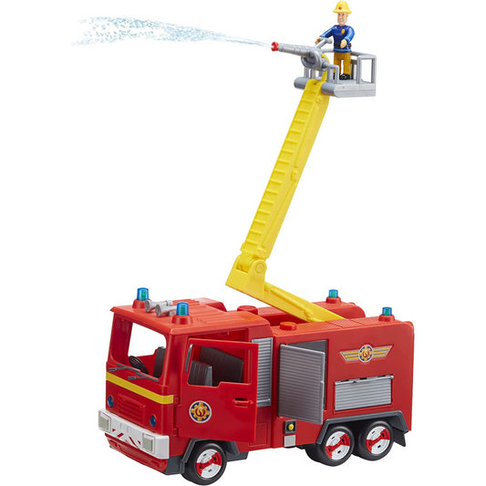 Fireman Sam Electronic Spray and Play Jupiter Fire Engine Free Wheeling & Lights