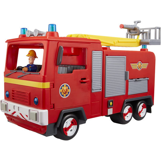 Fireman Sam Electronic Spray and Play Jupiter Fire Engine Free Wheeling & Lights