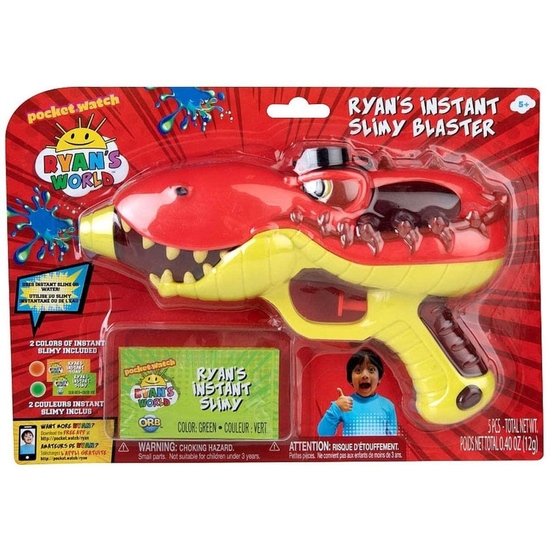 Ryan's World Instant T-Rex Red Slimy Blaster 116439 - Maqio