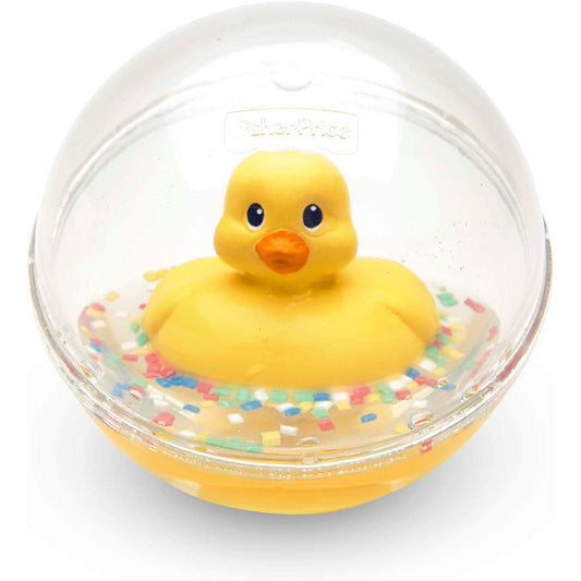 Fisher-Price Watermates Duck Ball New-Born Yellow Bath Toy