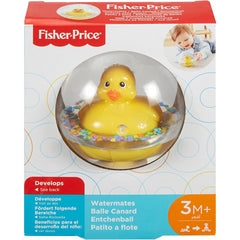 Fisher-Price Watermates Duck Ball New-Born Yellow Bath Toy