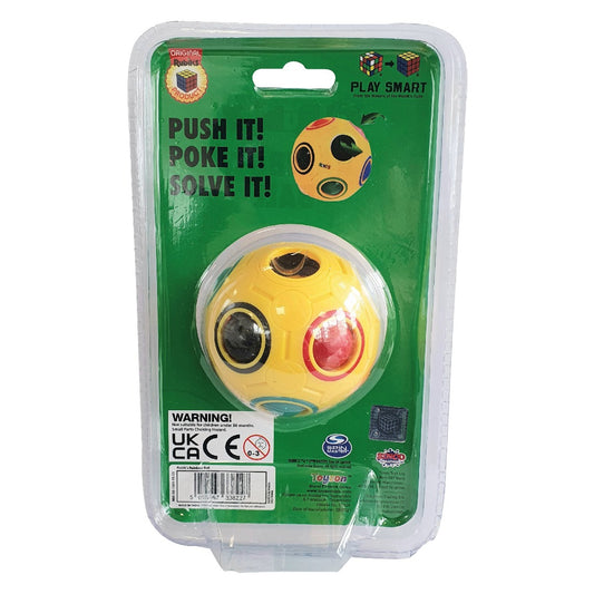 Rubik's Rainbow Ball Fidget Toy - Yellow