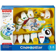 Fisher-Price DKT39 Think and Learn Code-a-Pillar Kids Educational Electronic Pet Toy - Maqio