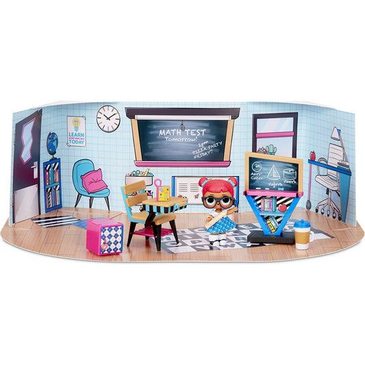 L.O.L Surprise! Furniture Classroom Set with Teacher's Pet Doll 10+ Surprises