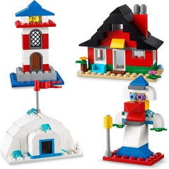 Lego Classic Bricks and Houses Educational Building Toy with 6 Models - 11008