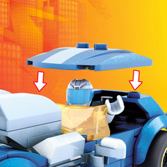 MEGA Construx Hot Wheels Twin Mill Buildable Car & Driver Playset