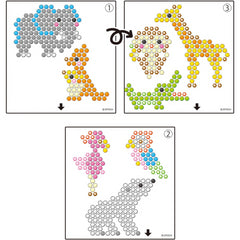 Aquabeads Zoo Life Set with 600 Multicoloured Beads in 12 Colours