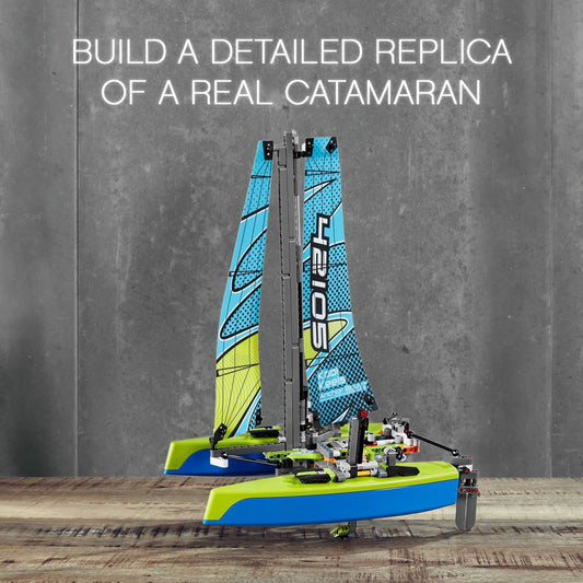 LEGO Technic Catamaran Boat Construction 404Pc