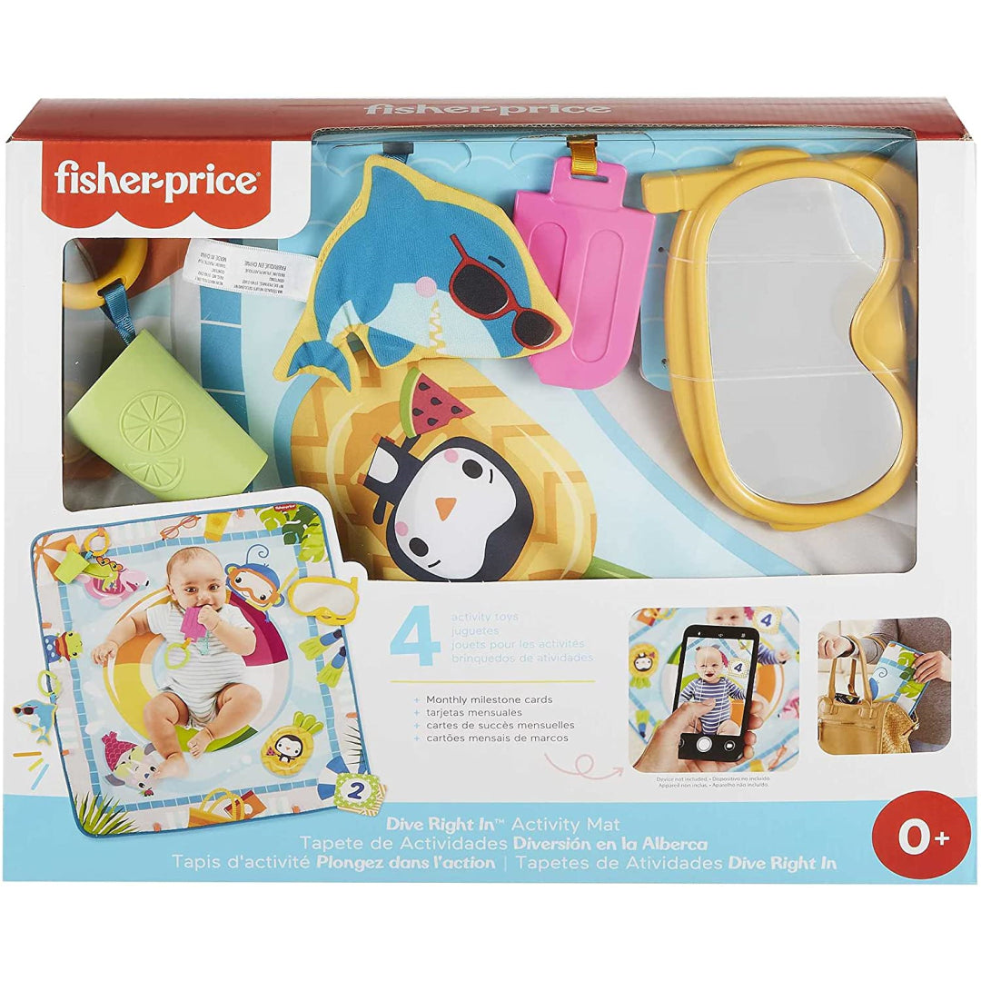 Fisher-Price Dive Right in Activity Mat for Babies - Maqio