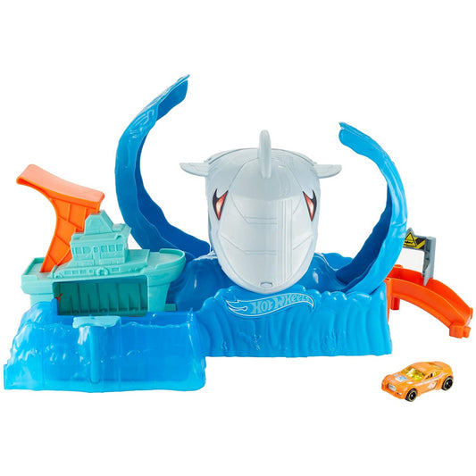 Hot Wheels Robo Shark Frenzy Play Set - Maqio