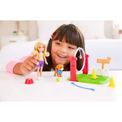 Barbie Chelsea Dog Trainer Playset & Doll - Maqio