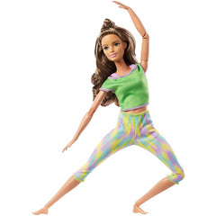 Barbie Light Brown Hair Made to Move Doll Flexible Yoga Doll - Maqio