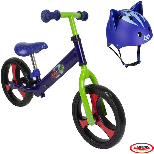PJ Masks Trendy Balance Bike & Helmet Childrens' Bicycle OPJM437 - Maqio