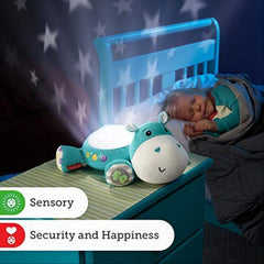 Fisher-Price Hippo Plush Projection Soother for Babies - Maqio