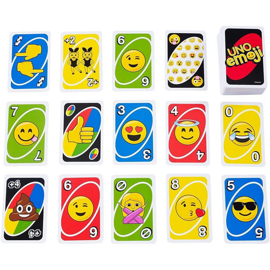 UNO Emoji Childrens Card Game - Maqio
