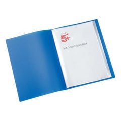 5 STAR A4 10 POCKET FLEXIBLE COVER DISPLAY BLUE  814989 - Maqio