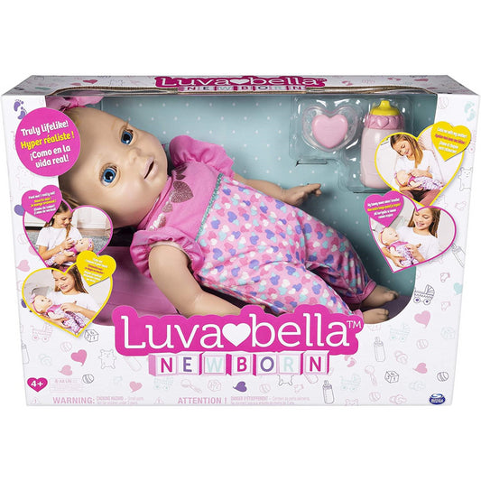 Luvabella Newborn Blonde Hair Interactive Baby Doll - Maqio