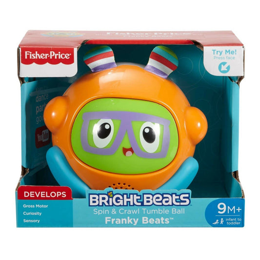 Fisher-Price Toddler Bright Beats Spin & Crawl Tumble Ball - Maqio