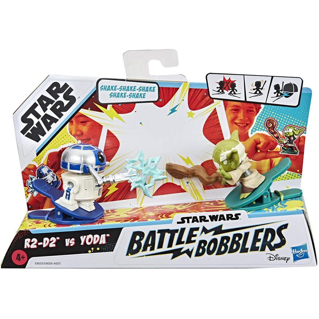 Star Wars Battler Bobblers 2-Pk R2-D2 vs Yoda E8032 - Maqio