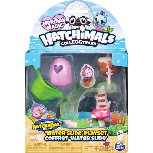 Hatchimals Colleggtibles Mermal Magic Series 5 Water Slide Playset - Maqio