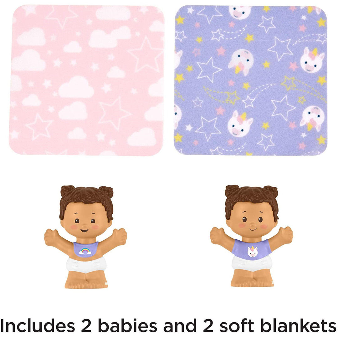 Fisher Price Little People Twins + Unicorn Blanket - Maqio