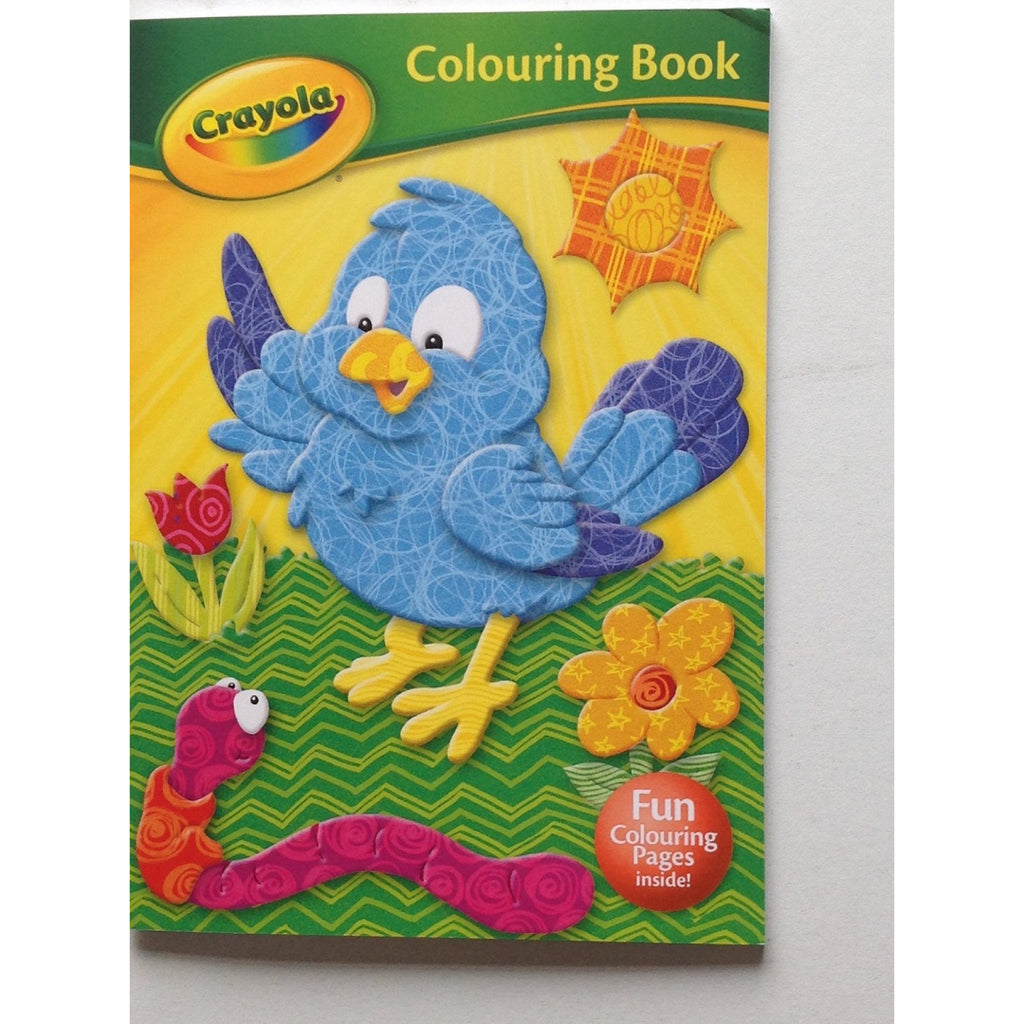 Crayola Colouring Book - Bird Front - Maqio
