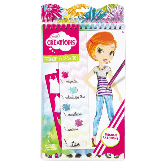 Crayola Creations Fashion Sketch Set 26201 - Maqio