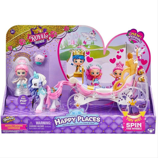 Shopkins Happy Places Wedding Royal Trends Crown Carriage - Maqio