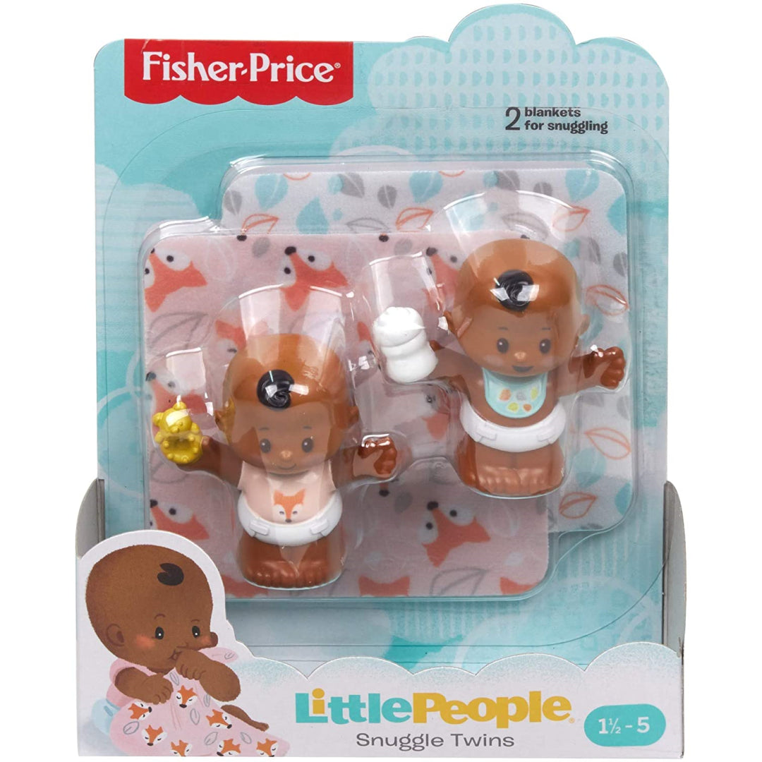 Fisher-Price Little People Twins + Fox Blanket Dolls - Maqio