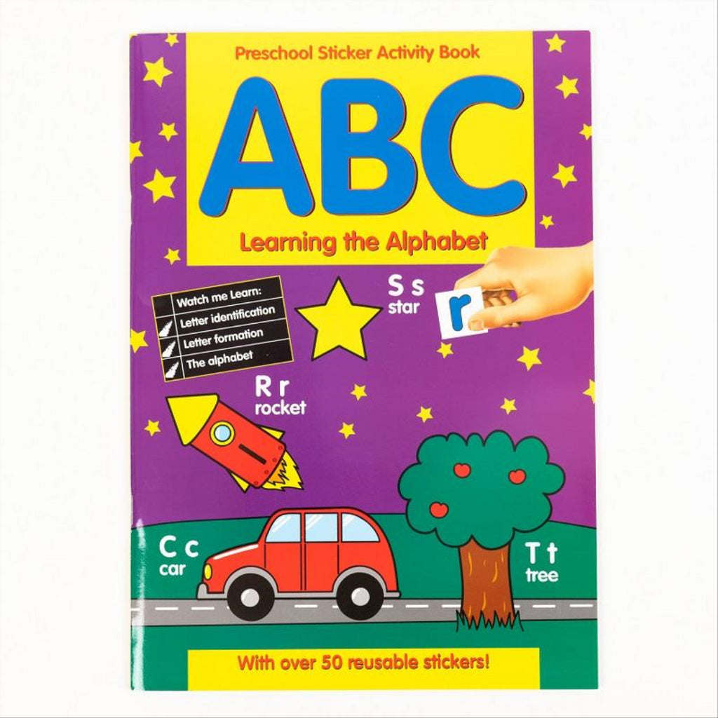 Preschool Sticker Activity Book - Learning the Alphabet - Maqio