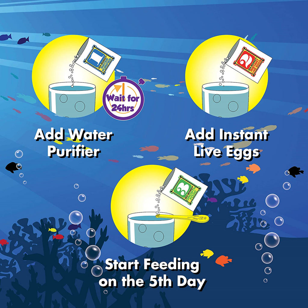 Sea Monkeys Magiquarium  Glow in the Dark Pets - Maqio