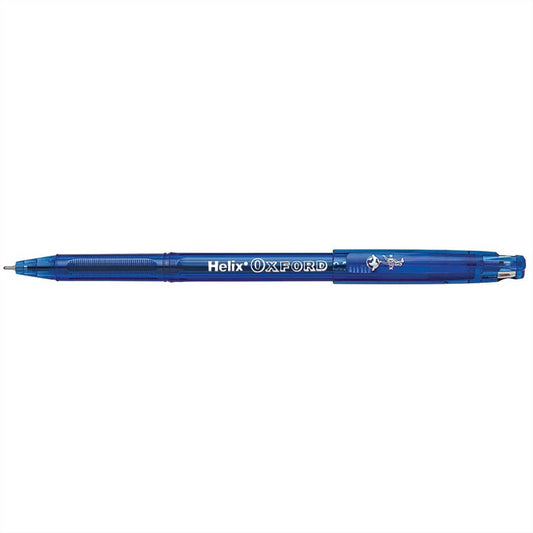 Helix Oxford Plus Gel Pen 4 Pack Blue - Maqio