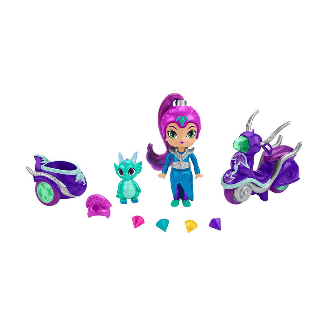Shimmer and Shine Zeta's Scooter Toy & Figure Set - Maqio