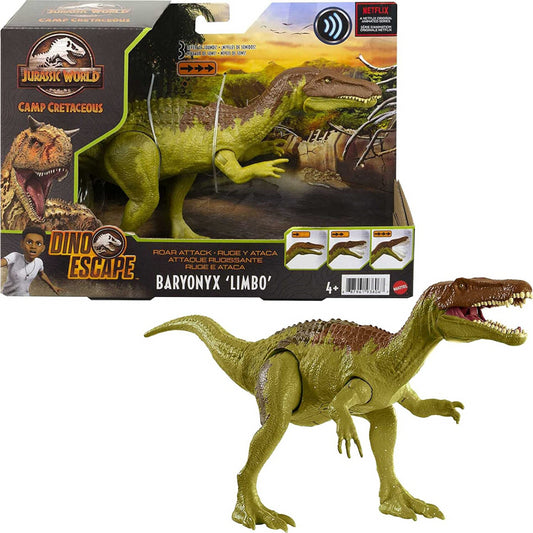 Jurassic World Camp Cretaceous Baryonx 'Limbo' Roar Attack - Maqio