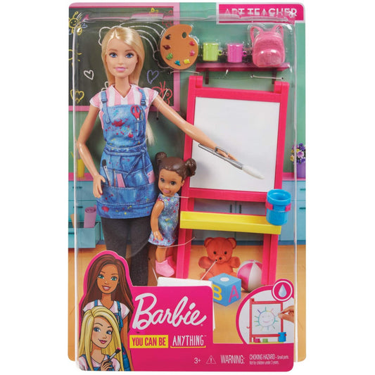 Barbie Art Teacher Doll & Accessories Playset GJM29 - Maqio