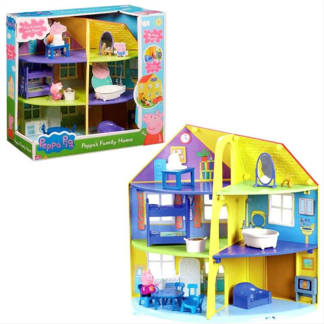 NEW Peppa Pig Peppa's Adventures Peppa's Family House Playset & Accessories