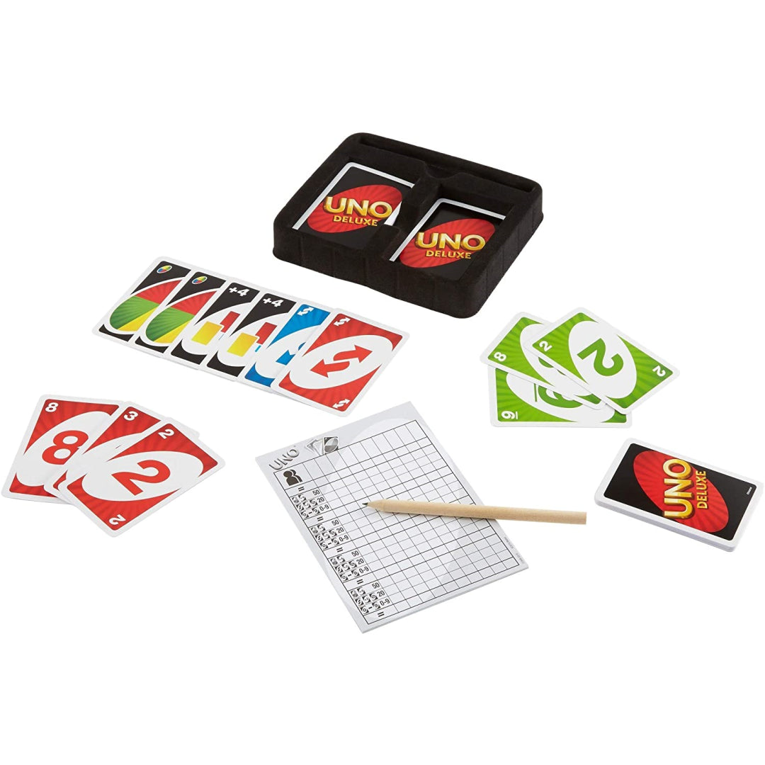 Uno Tin Deluxe Classic Card Family Game - Maqio