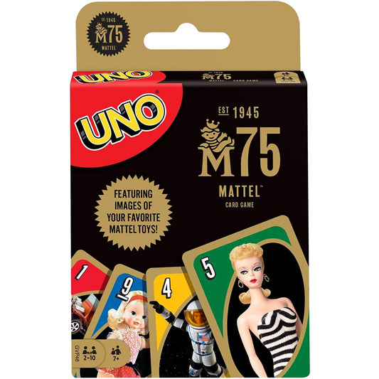 Uno Mattel 75th Anniversary Card Game - Maqio