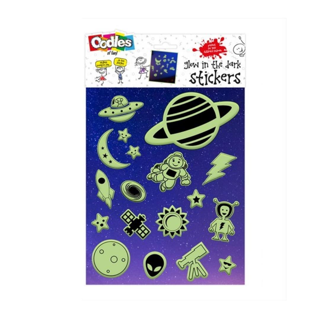 SPACE Glow In The Dark Stickers FN2496 - Maqio