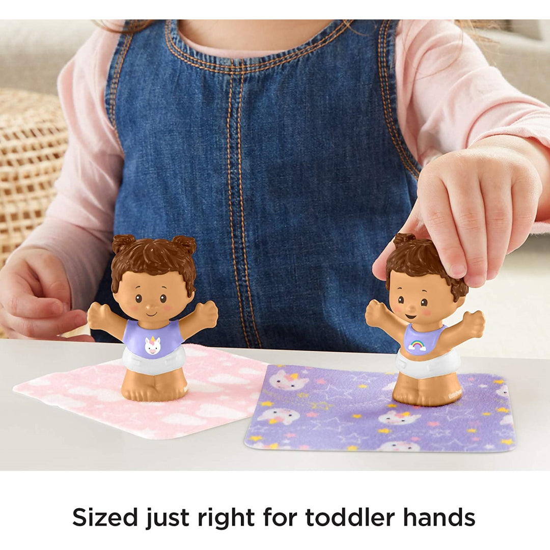 Fisher Price Little People Twins + Unicorn Blanket - Maqio