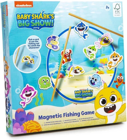 Pinkfong Baby Shark's Big Show Magnetic Wooden Fishing Game