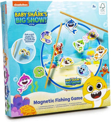 Pinkfong Baby Shark's Big Show Magnetic Wooden Fishing Game