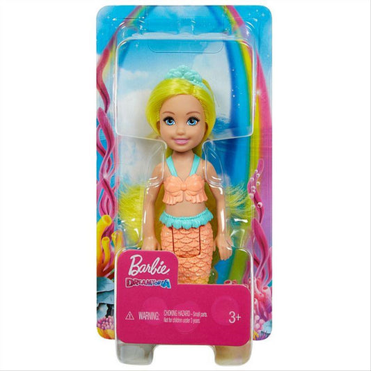Barbie Dreamtopia Chelsea Mermaid Doll with Yellow Hair and Tail GJJ88 - Maqio