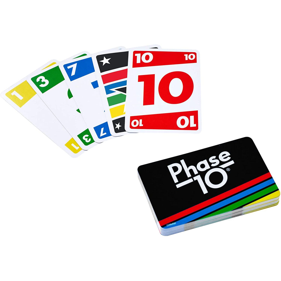 Mattel Card Bundle in Tin Box including Uno, Phase 10 & Pic Flip Card Games - Maqio