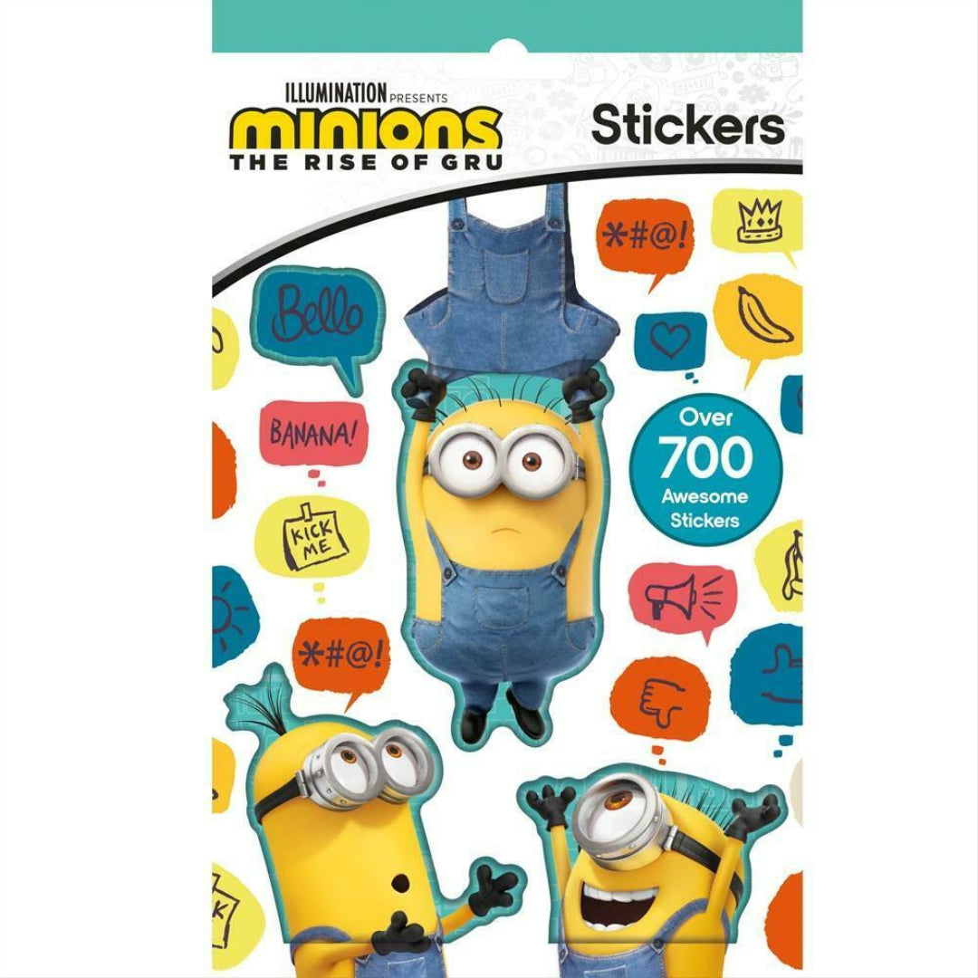 Minions Movie 700 Stickers - Maqio
