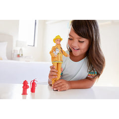 Barbie Firefighter Playset with Blonde Doll - Maqio